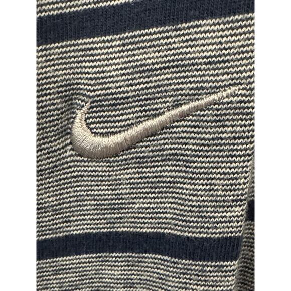 Nike Shirt Mens XL Stripe Blue Polo NFL Dallas Cowboys Star Coach - Picture 4 of 8